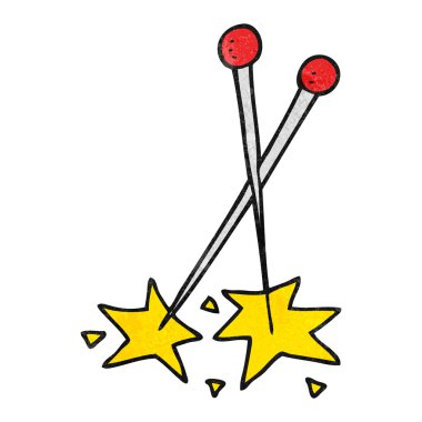 dokulu karikatür pimleri