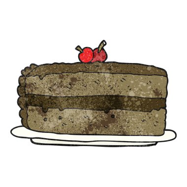 dokulu karikatür kek