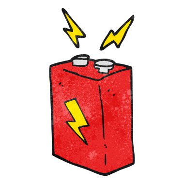 dokulu karikatür pil