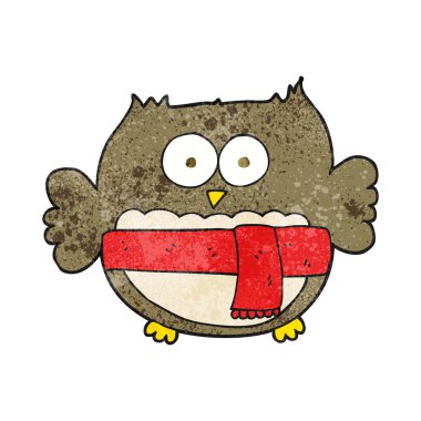 şal desenli çizgi film baykuş