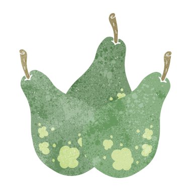 Retro karikatür armut