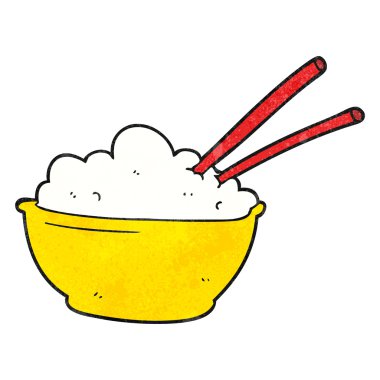 pirinç kâse dokulu çizgi film