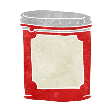 Retro karikatür reçel