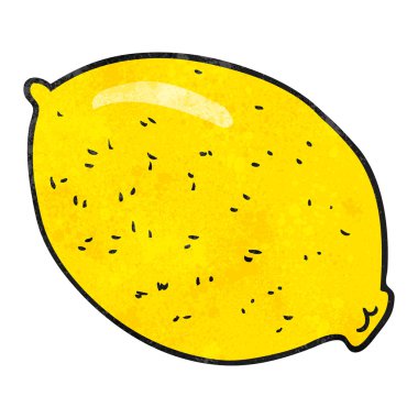 dokulu karikatür limon