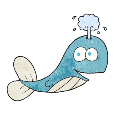 dokulu karikatür balina