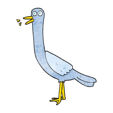 dokulu karikatür kuş