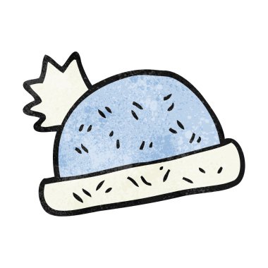 dokulu karikatür şapka