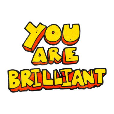 parlak dokulu karikatür sembolü vardır