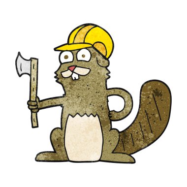 dokulu karikatür kunduz