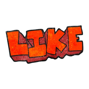 dokulu karikatür kelime gibi