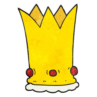 dokulu karikatür taç