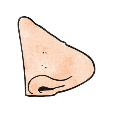 dokulu karikatür burun