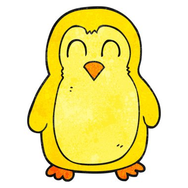 dokulu karikatür kuş