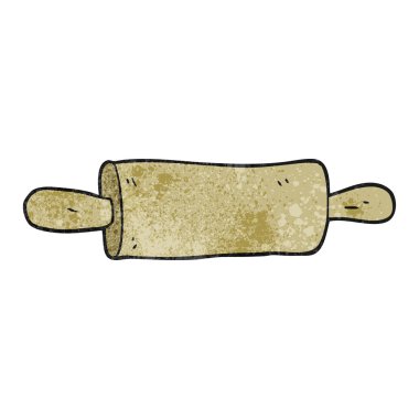 dokulu karikatür oklava