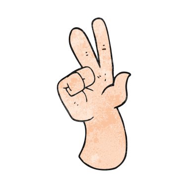 dokulu karikatür el sayma