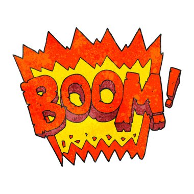 dokulu çizgi film patlaması sembolü
