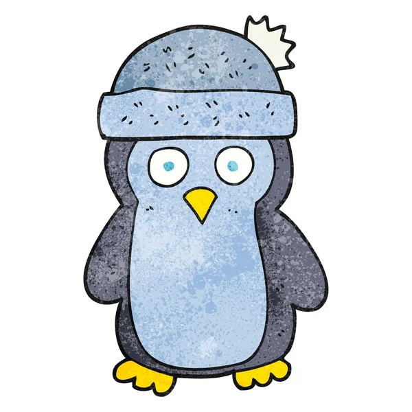 Текстурованою мультфільм пінгвін — стоковий вектор
