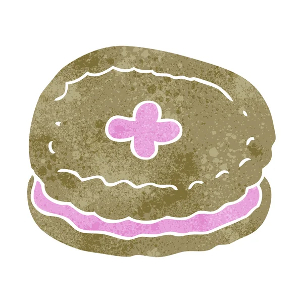 Retro kreslený sušenky — Stockový vektor