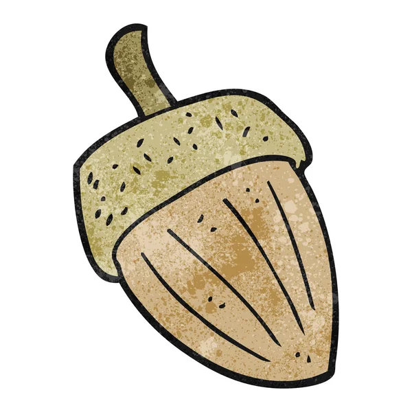 Bellota de dibujos animados texturizados — Vector de stock