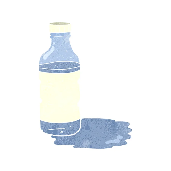 Retro cartoon water bottle — Stock vektor