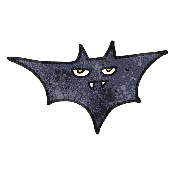 Texturizado cartoon halloween bat — Vetor de Stock