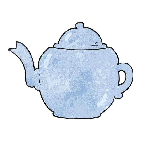 Текстурированный мультяшный чайник — стоковый вектор