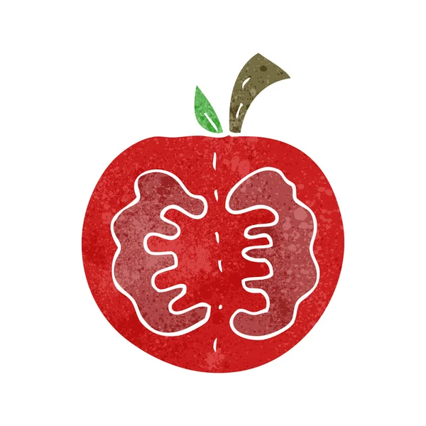 Tomate dessin animé rétro — Image vectorielle