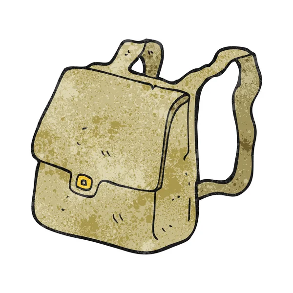 Satchel de dibujos animados texturizado — Vector de stock