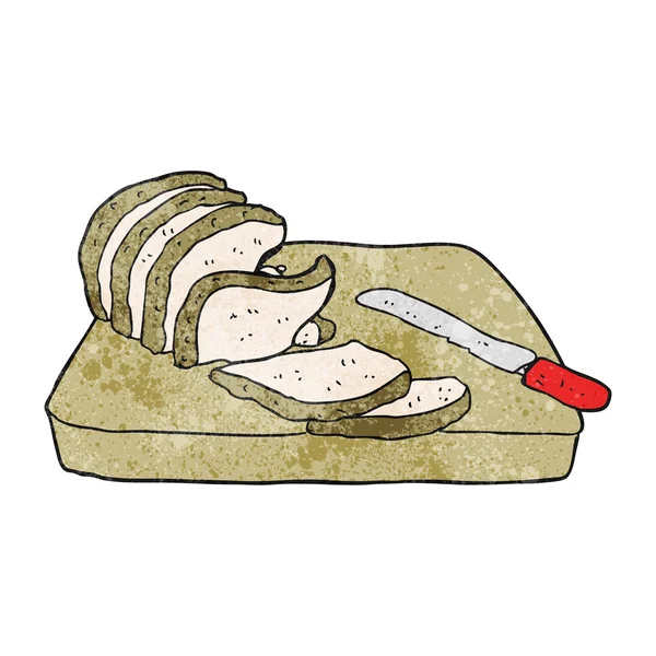 切片面包的质感的卡通 — 图库矢量图片