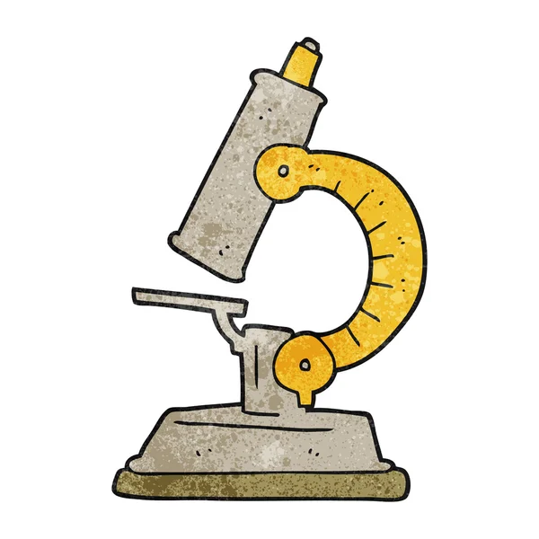 Teksturowane kreskówka mikroskopu — Wektor stockowy