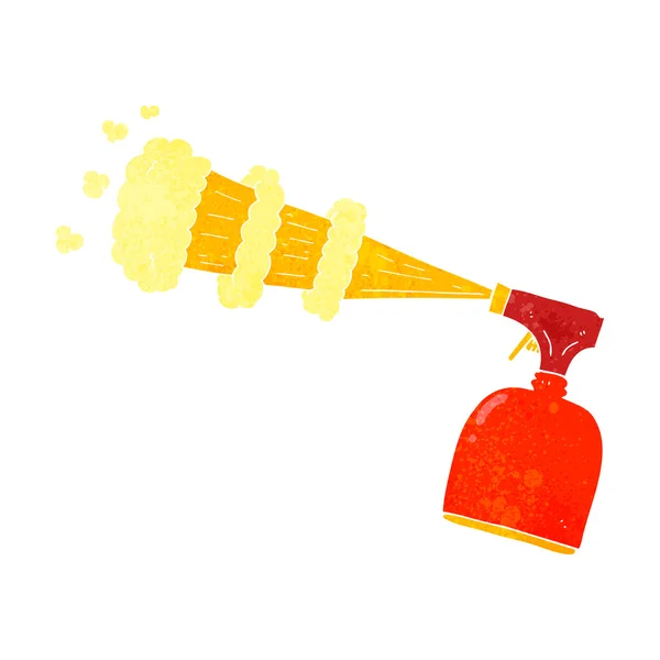 Retro cartoon spray fles — Stockvector