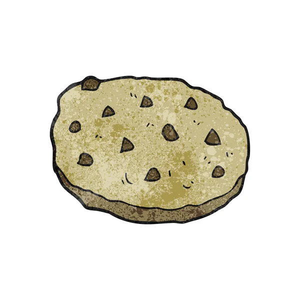 Cookie de dibujos animados texturizados — Vector de stock