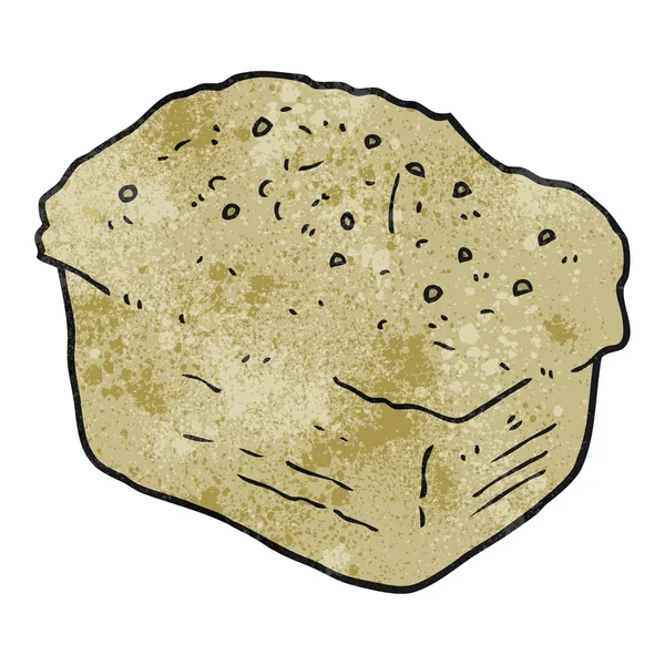 Texturiertes Cartoon-Brot — Stockvektor