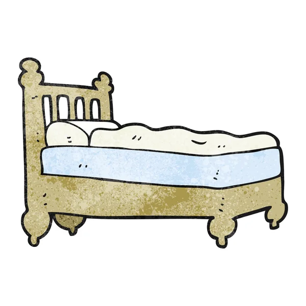 Κρεβάτι κατασκευασμένο κινουμένων σχεδίων — Διανυσματικό Αρχείο