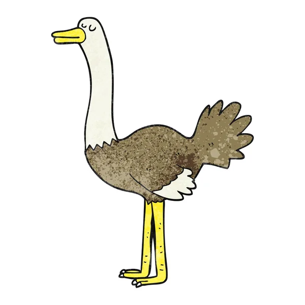 Текстурованою мультфільм страуса — стоковий вектор