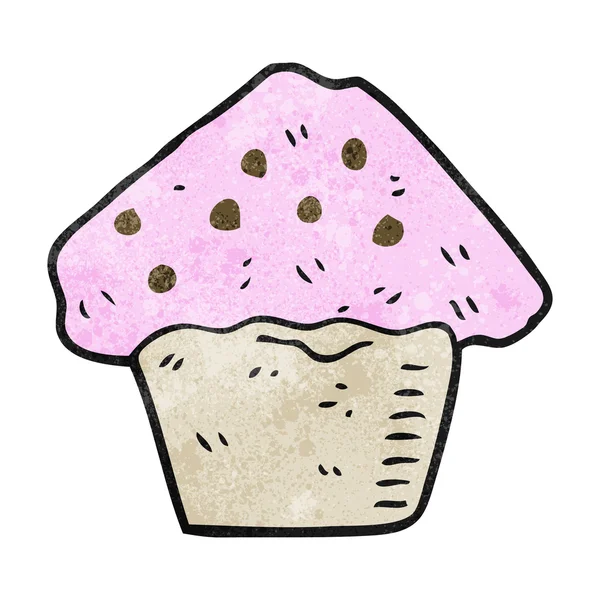Cartoni animati fragola muffin — Vettoriale Stock