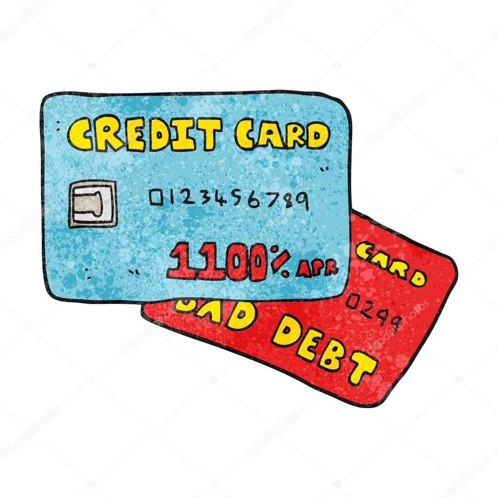 Tarjetas de dibujos animados con textura — Archivo Imágenes Vectoriales