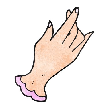 dokulu karikatür el