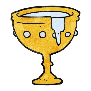 dokulu karikatür Ortaçağ Kupası