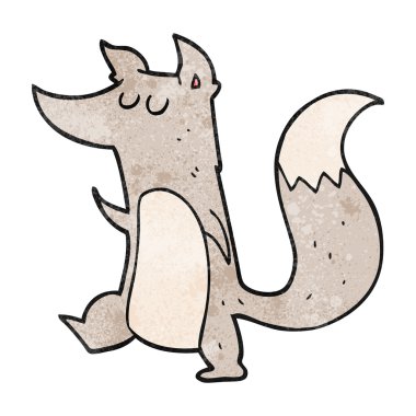 dokulu çizgi film küçük kurt