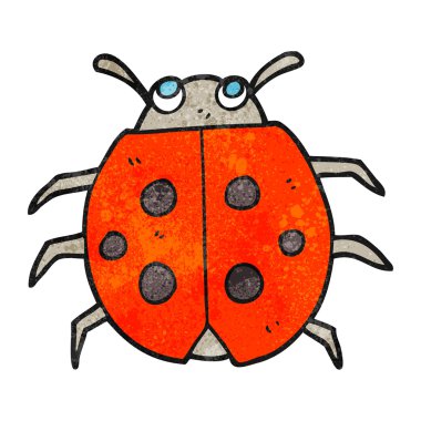 dokulu karikatür uğur böceği