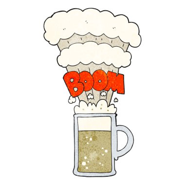 bira patlayan dokulu çizgi film