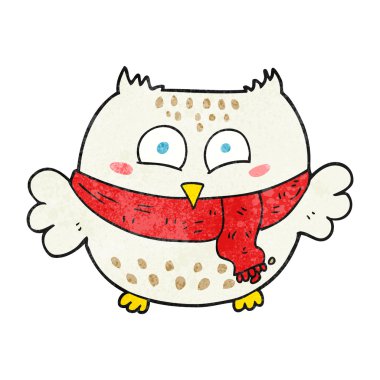 dokulu karikatür baykuş