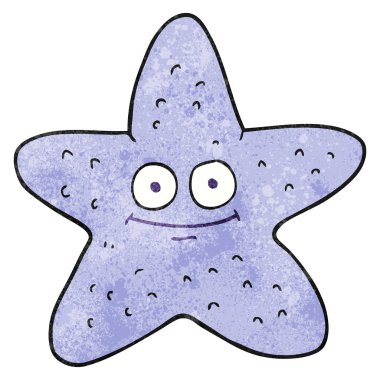 dokulu karikatür denizyıldızı