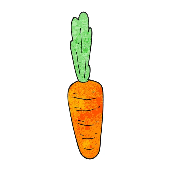 Dekorativní kreslená mrkev — Stockový vektor