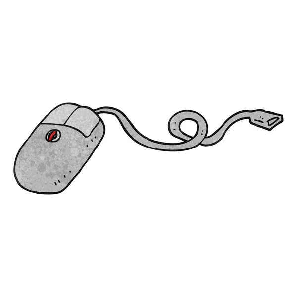 Retro ratón de la computadora de dibujos animados — Archivo Imágenes Vectoriales