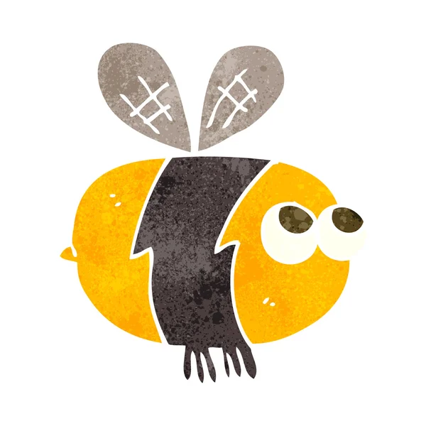 复古卡通蜜蜂 — 图库矢量图片