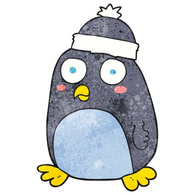 dokulu karikatür penguen