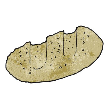 dokulu karikatür ekmek