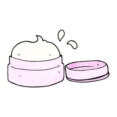 dokulu karikatür yüz kremi